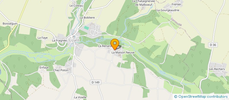 localisation de l'entreprise MADAME MARTINE TYDGAT  LIZANT