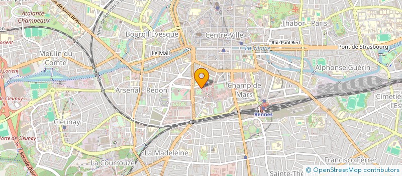 localisation de l'entreprise MADAME MARTINE URCUN à RENNES