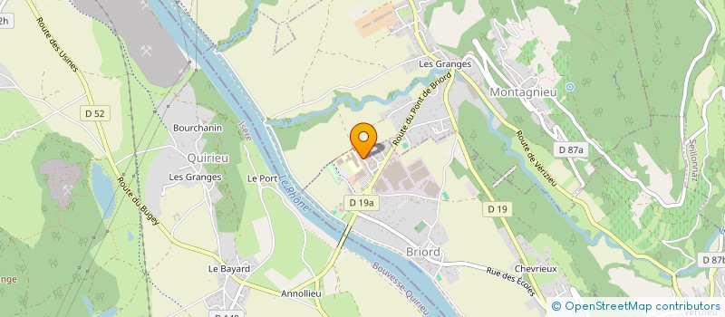 localisation de l'entreprise MADAME MARTINE URO à BRIORD