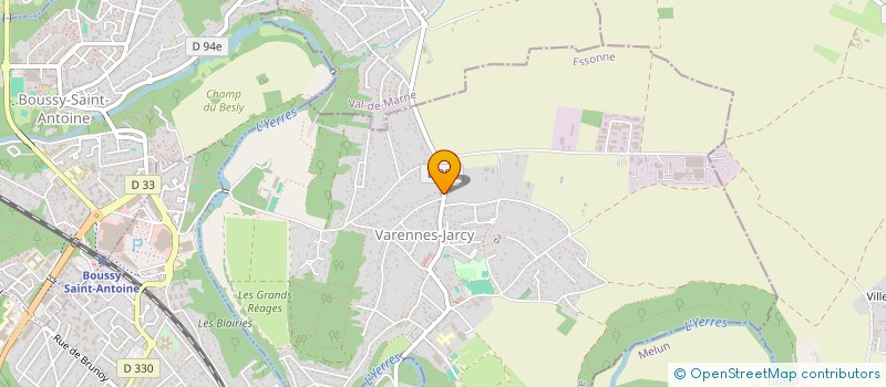 localisation de l'entreprise MADAME MARTINE VALENTE  VARENNES-JARCY