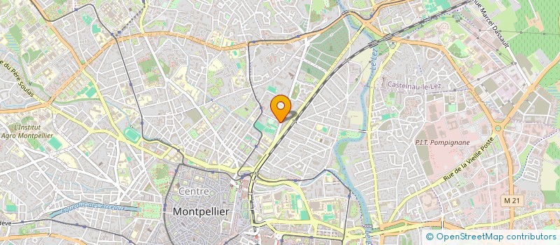 localisation de l'entreprise MADAME MARTINE VALENTIN à MONTPELLIER