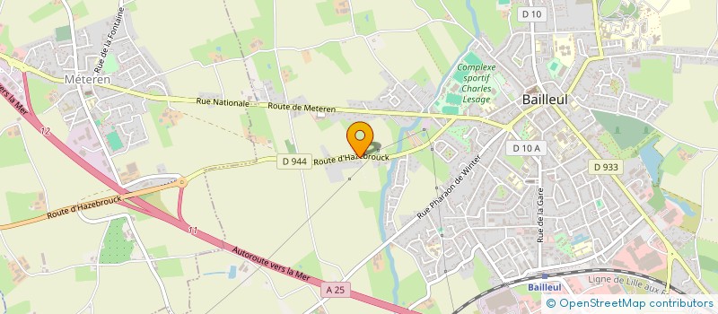 localisation de l'entreprise MADAME MARTINE VALKENAERE à BAILLEUL