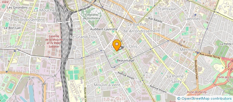 localisation de l'entreprise MADAME MARTINE VALLA  LYON