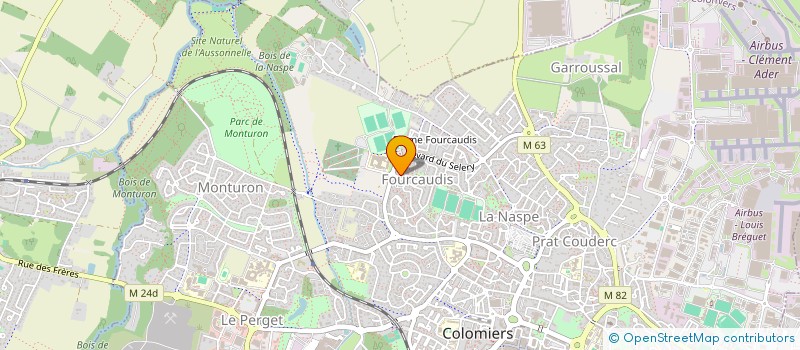 localisation de l'entreprise MADAME MARTINE VALMARY à COLOMIERS