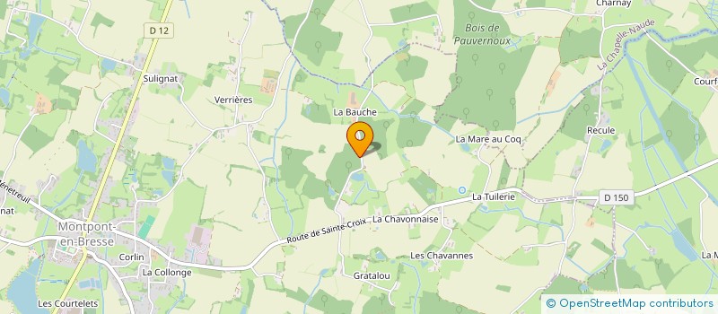 localisation de l'entreprise MADAME MARTINE VANDROUX à MONTPONT-EN-BRESSE