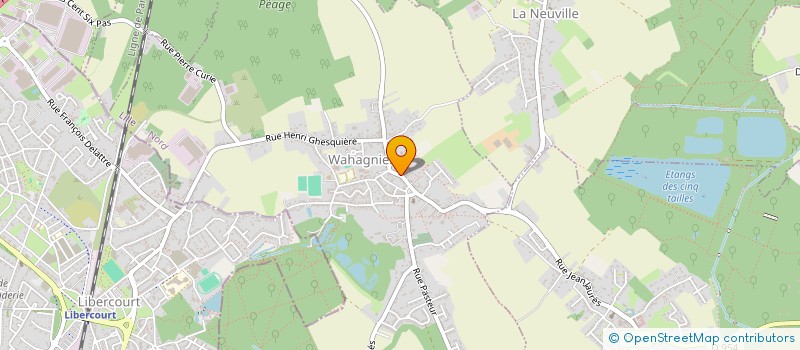 localisation de l'entreprise MADAME MARTINE VANGERMEE  WAHAGNIES