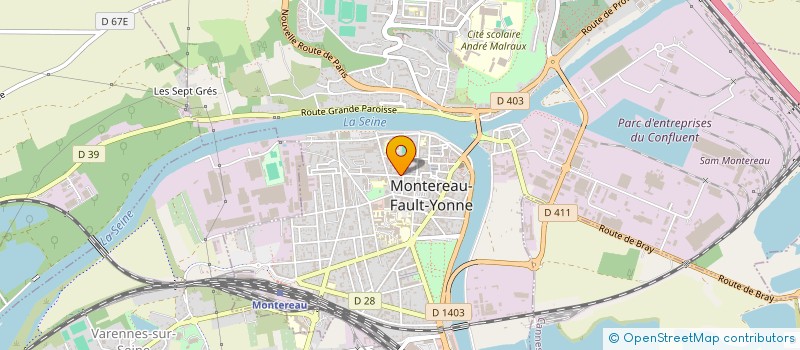localisation de l'entreprise MADAME MARTINE VANTALON à MONTEREAU-FAULT-YONNE