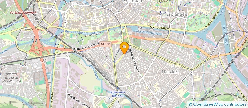 localisation de l'entreprise MADAME MARTINE VAUGIER à STRASBOURG