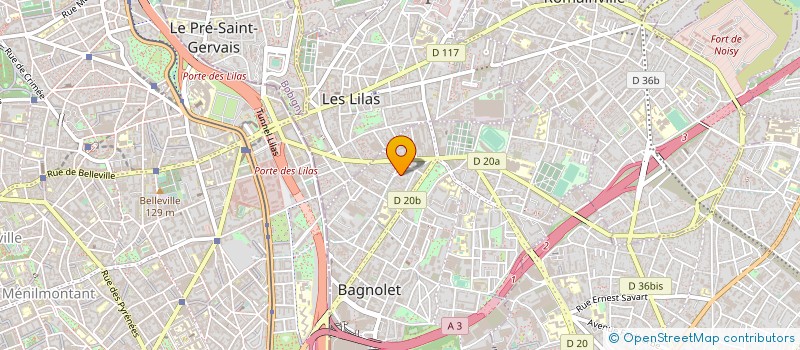 localisation de l'entreprise MADAME MARTINE VERBRUGGHE à BAGNOLET