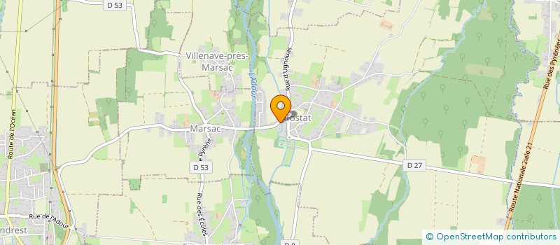 localisation de l'entreprise MADAME MARTINE VERDIER  TOSTAT