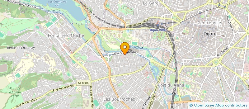 localisation de l'entreprise MADAME MARTINE VERSAEN à DIJON