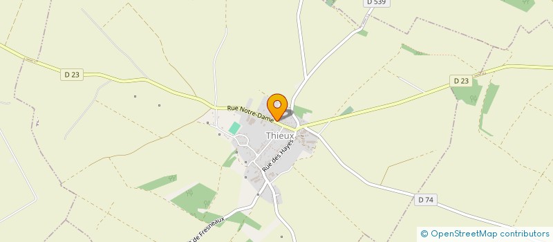 localisation de l'entreprise MADAME MARTINE VERSLUYS  THIEUX