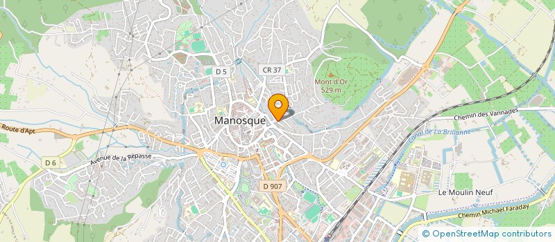 localisation de l'entreprise MADAME MARTINE VICENTE à MANOSQUE