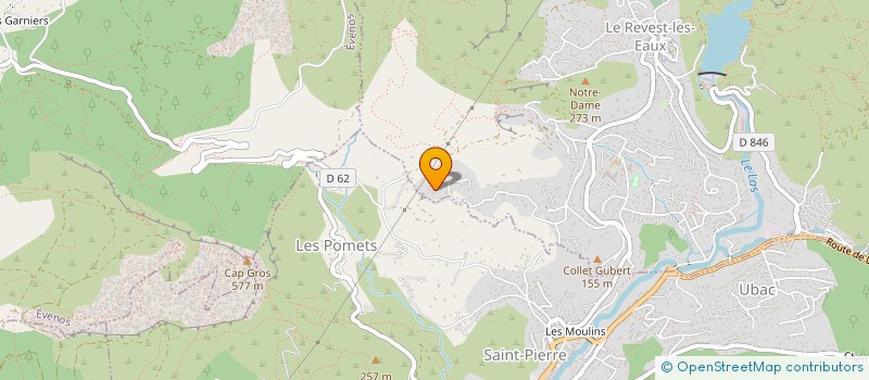 localisation de l'entreprise MADAME MARTINE VIDAL  LE REVEST-LES-EAUX