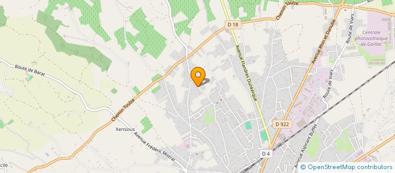 localisation de l'entreprise MADAME MARTINE VIEU  GAILLAC