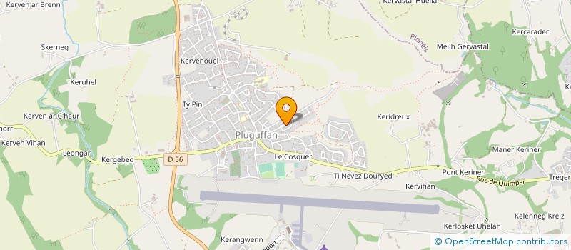 localisation de l'entreprise MADAME MARTINE VIGNERON à PLUGUFFAN
