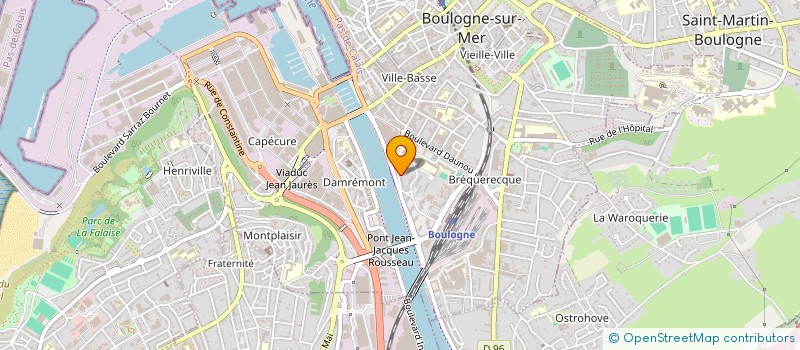 localisation de l'entreprise MADAME MARTINE VIGNERON à BOULOGNE-SUR-MER
