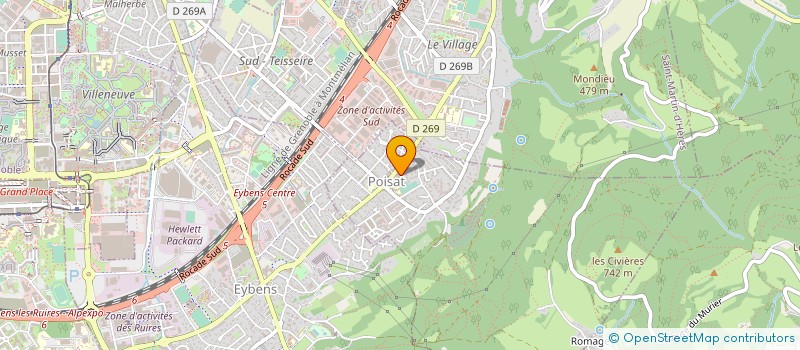 localisation de l'entreprise MADAME MARTINE VILLAR à POISAT