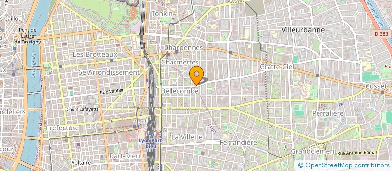 localisation de l'entreprise MADAME MARTINE VILLET à VILLEURBANNE