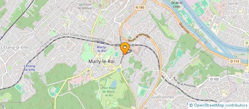 localisation de l'entreprise MADAME MARTINE VIMENEY à MARLY-LE-ROI