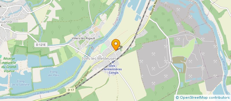 localisation de l'entreprise MADAME MARTINE VINCENT à ISLES-LES-MELDEUSES