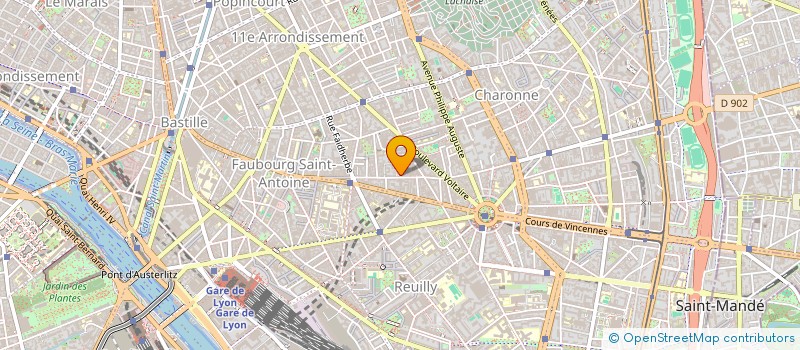 localisation de l'entreprise MADAME MARTINE VINCENT  PARIS