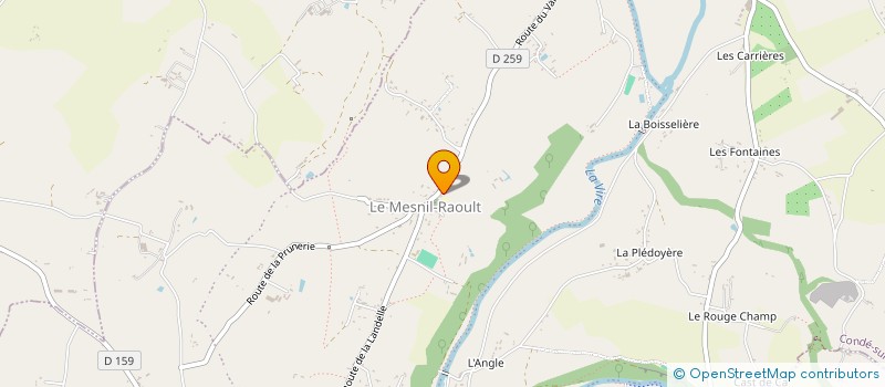 localisation de l'entreprise MADAME MARTINE VIVIER à CONDE-SUR-VIRE
