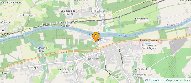 localisation de l'entreprise MADAME MARTINE WALTER  SAINT-GEORGES-SUR-CHER