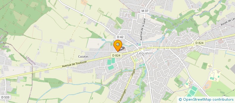 localisation de l'entreprise MADAME MARTINE WALTER  LEGUEVIN