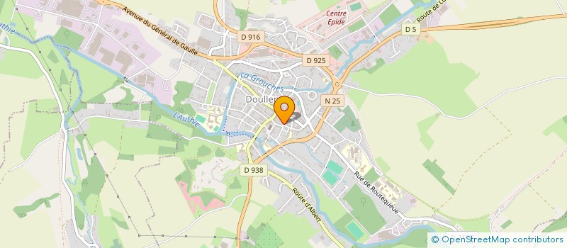 localisation de l'entreprise MADAME MARTINE WAROT à DOULLENS