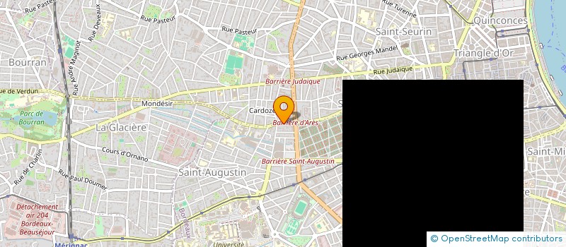 localisation de l'entreprise MADAME MARTINE WILLMANN  BORDEAUX