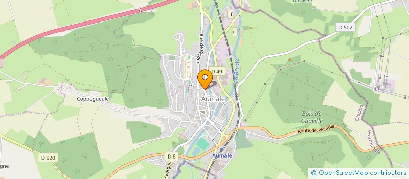 localisation de l'entreprise MADAME MARTINE YEBOUA  AUMALE