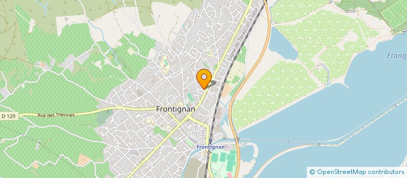 localisation de l'entreprise MADAME MARTINE ZAPATA à FRONTIGNAN