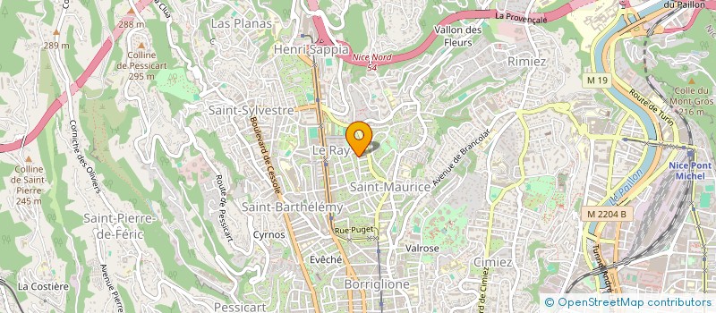 localisation de l'entreprise MADAME MARTINE ZERAFA à NICE