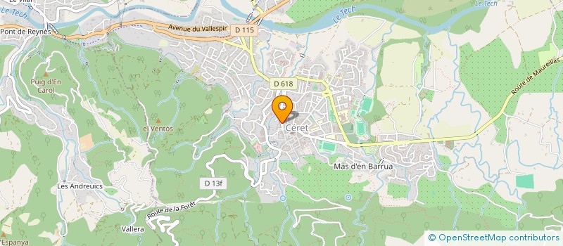 localisation de l'entreprise MADAME MARTINHA DOS SANTOS DUQUE  CERET