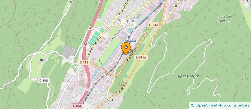 localisation de l'entreprise MADAME MARTINS DE OLIVEIRA à BELLIGNAT