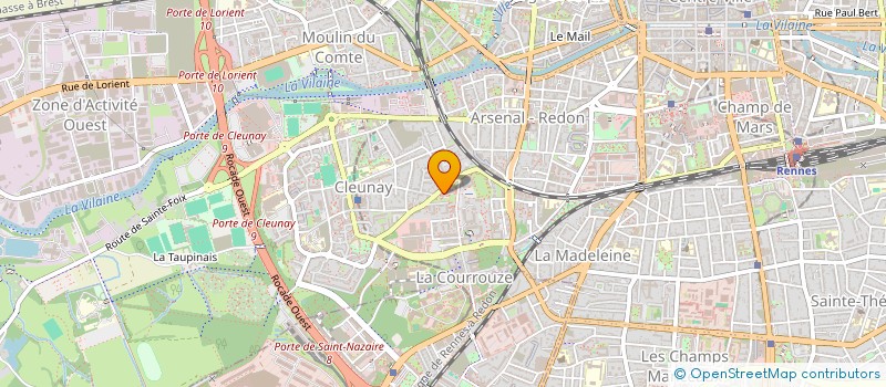 localisation de l'entreprise MADAME MARTYNA BENEDYKA  RENNES