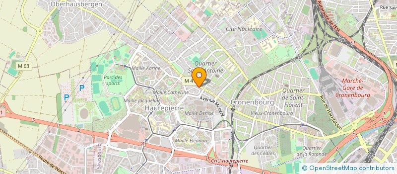 localisation de l'entreprise MADAME MARTYNA GOBIS à STRASBOURG