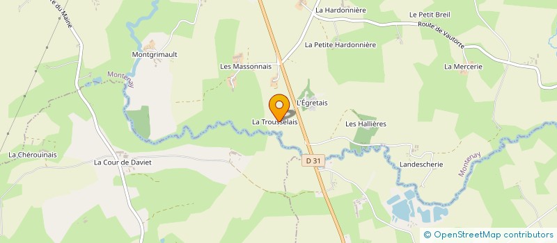 localisation de l'entreprise MADAME MARUE NOUVEAU à MONTENAY