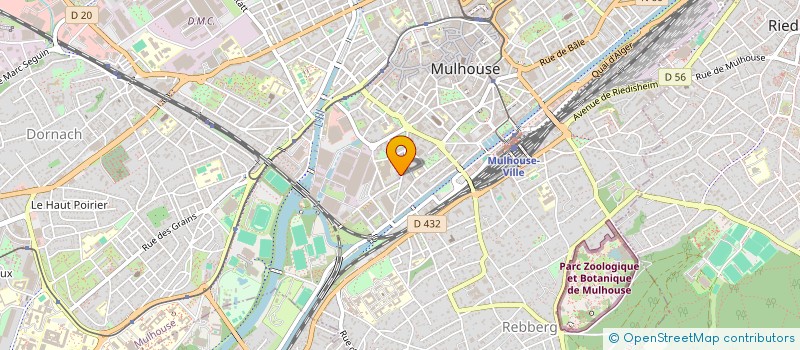 localisation de l'entreprise MADAME MARUFEH SEDIGHI  MULHOUSE