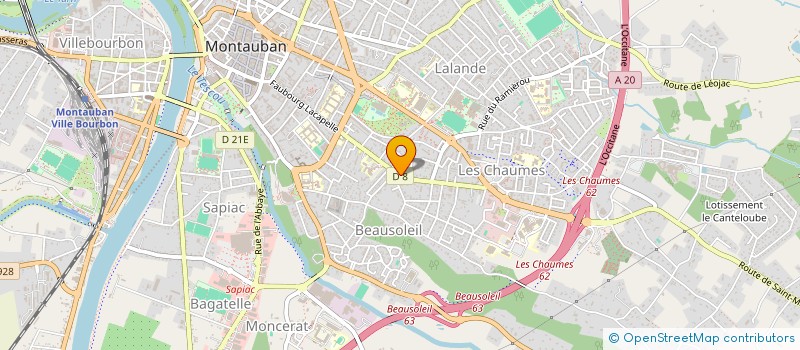 localisation de l'entreprise MADAME MARURAI TAHAI  MONTAUBAN