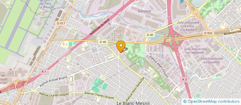 localisation de l'entreprise MADAME MARWA AMARA à LE BLANC-MESNIL