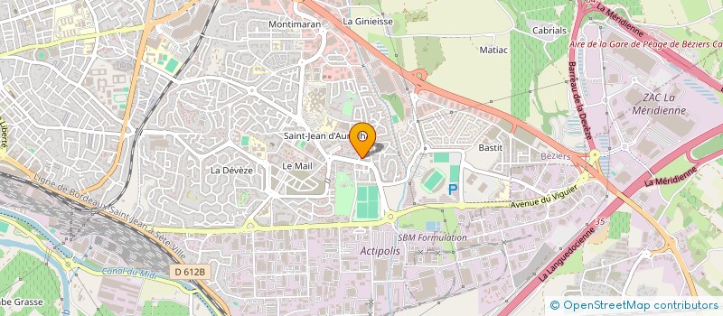 localisation de l'entreprise MADAME MARWA ARIBAT  BEZIERS
