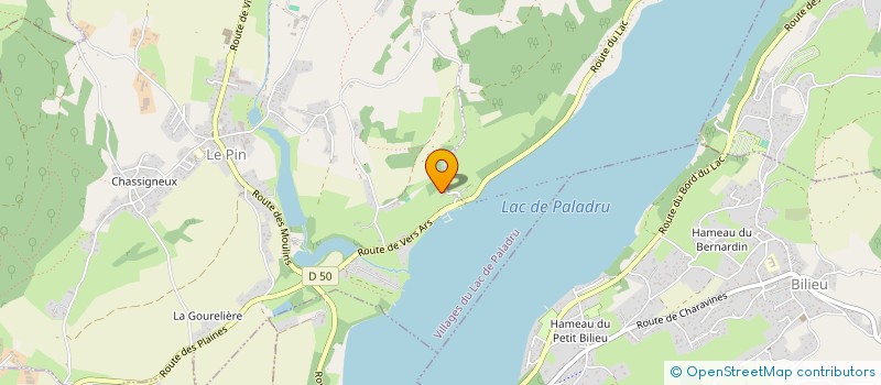 localisation de l'entreprise MADAME MARWA AZZAB  VILLAGES DU LAC DE PALADRU