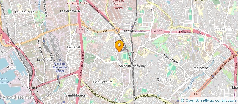 localisation de l'entreprise MADAME MARWA BELARIF à MARSEILLE