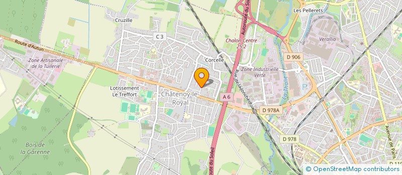 localisation de l'entreprise MADAME MARWA BEN NEJMA  CHATENOY-LE-ROYAL