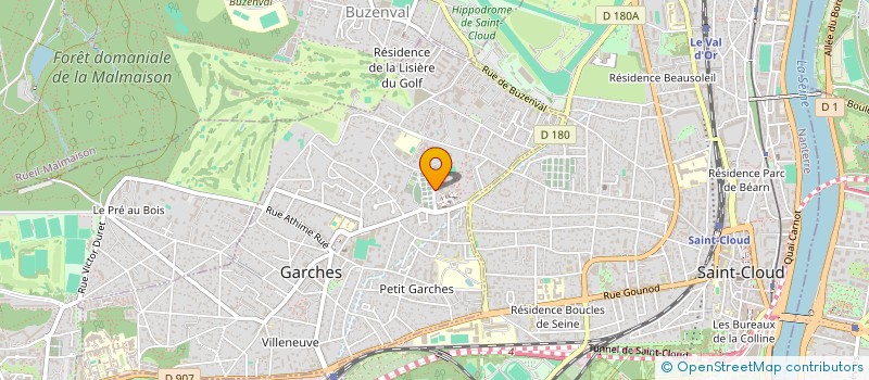 localisation de l'entreprise MADAME MARWA BIDRI à GARCHES