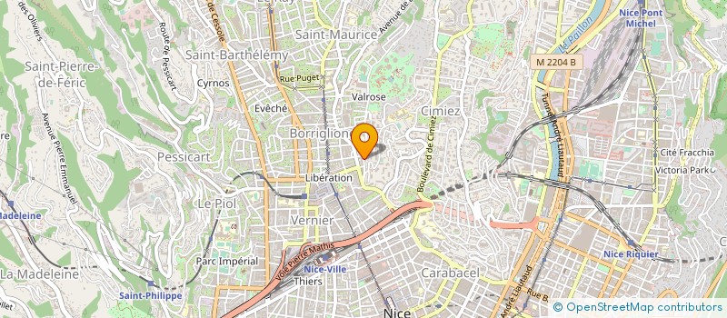 localisation de l'entreprise MADAME MARWA BRAHIMI à NICE