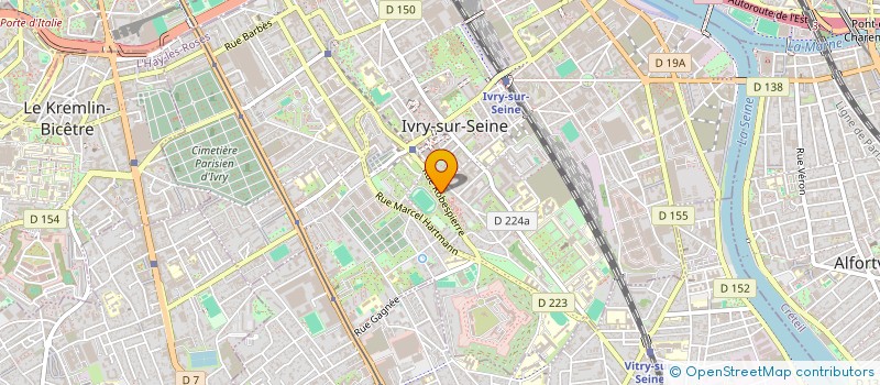 localisation de l'entreprise MADAME MARWA CHOURIB  IVRY-SUR-SEINE