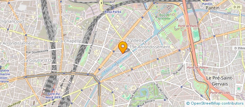 localisation de l'entreprise MADAME MARWA HAMIDI  PARIS